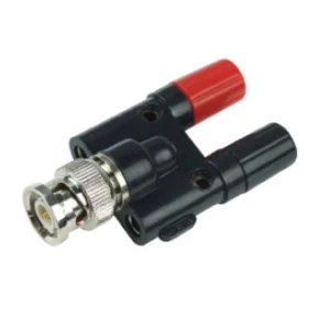 BNC-Stecker auf 2x 4mm Buchse Adapter AD4246 von Amass