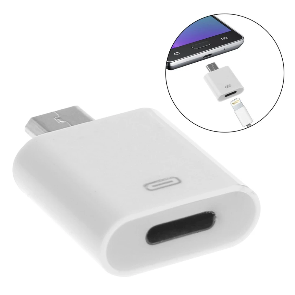 8-Pin Lightning-Buchse auf Micro-USB-Stecker Adapter