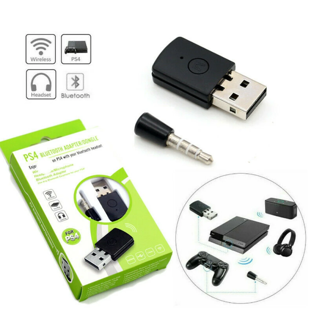 USB Bluetooth Adapter für PS4-Headsets mit kabellosem Mikrofon 4.0