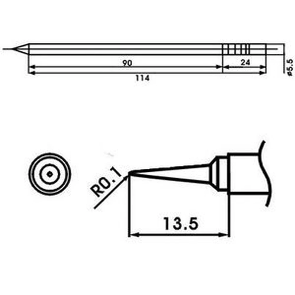 Aoyue LF-LI Lötkolbenspitze mit Heizelement - Originalersatz
