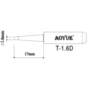 Aoyue T1,6d Ersatz-Lötspitze für Lötstationen