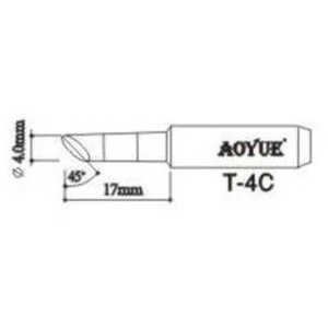 Zhuomao Original Aoyue T4c Ersatz-Lötspitze für Lötstationen