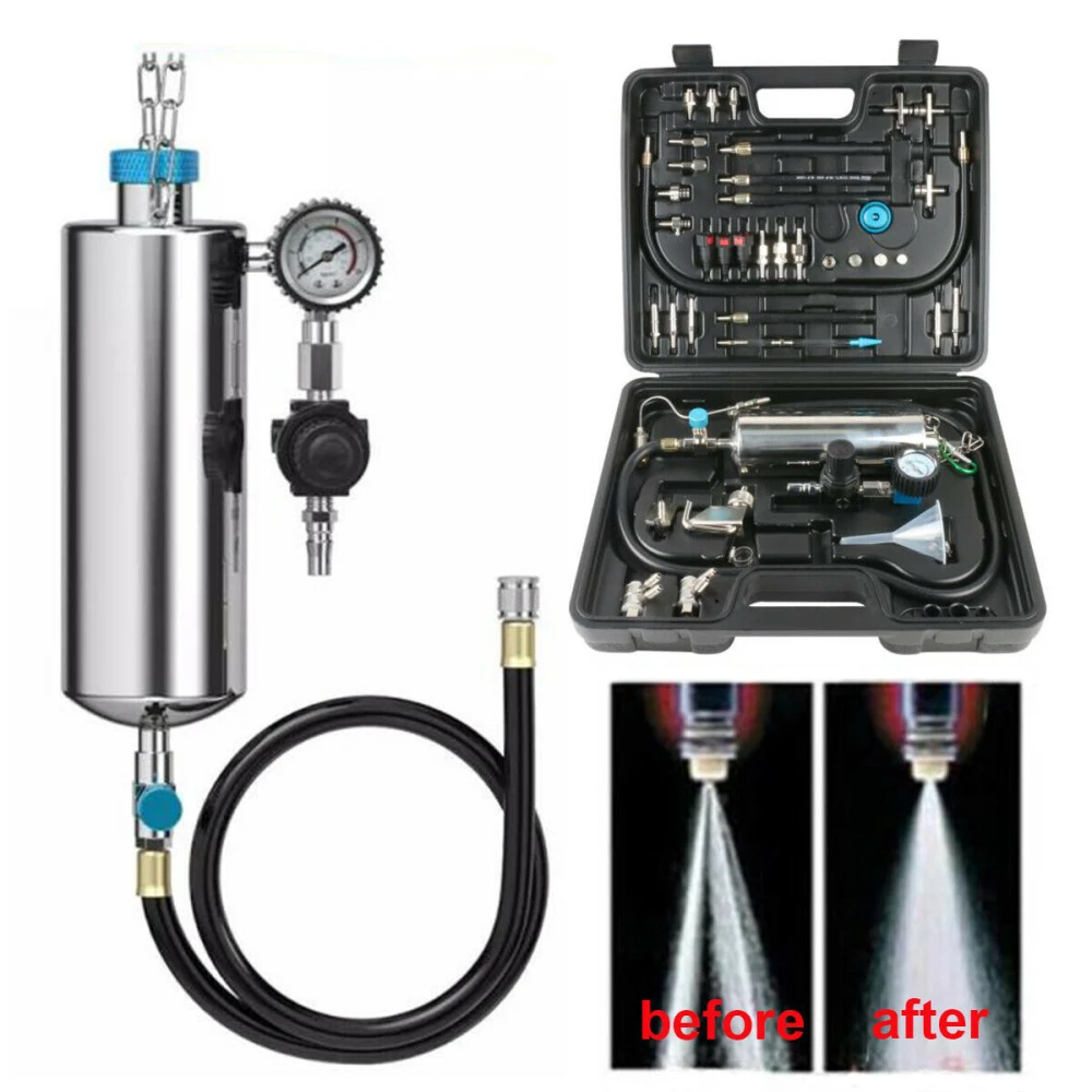 AUTOOL C100 Benzin-Einspritzdüsenreiniger mit Adaptern