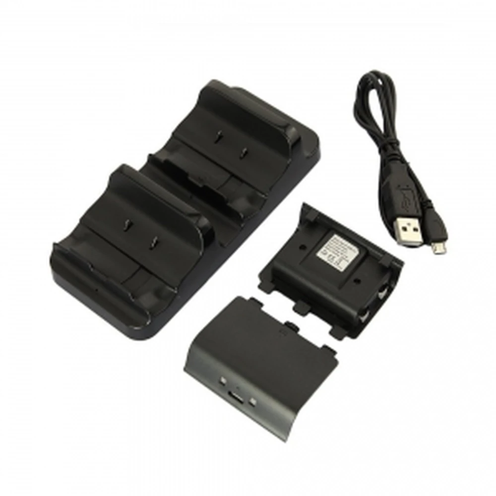 Dual-Ladestation für Xbox One mit 2 Akkus satkit