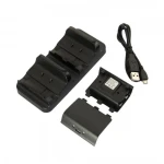 Dual-Ladestation für Xbox One mit 2 Akkus satkit