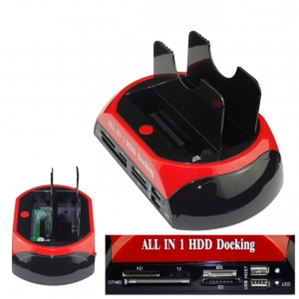 Doppelte HDD-Dockingstation für IDE/SATA 2,5