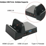 Tragbare Dockingstation für Nintendo Switch – kompaktes Mini HDMI USB Dock