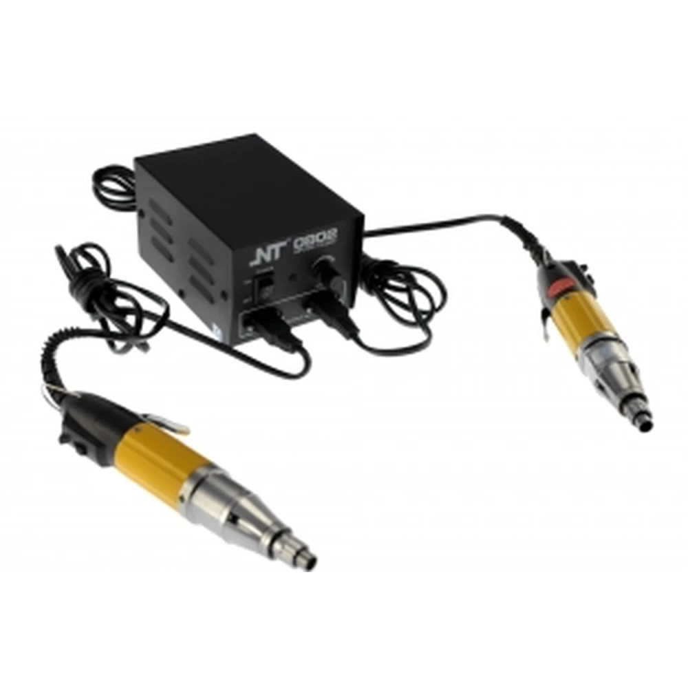 Doppel-Station Elektro-Schraubendreher mit Drehzahlregelung und 4 Bits