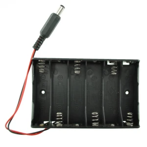 6xAA Batteriehalter für Elektronik- und Robotikprojekte