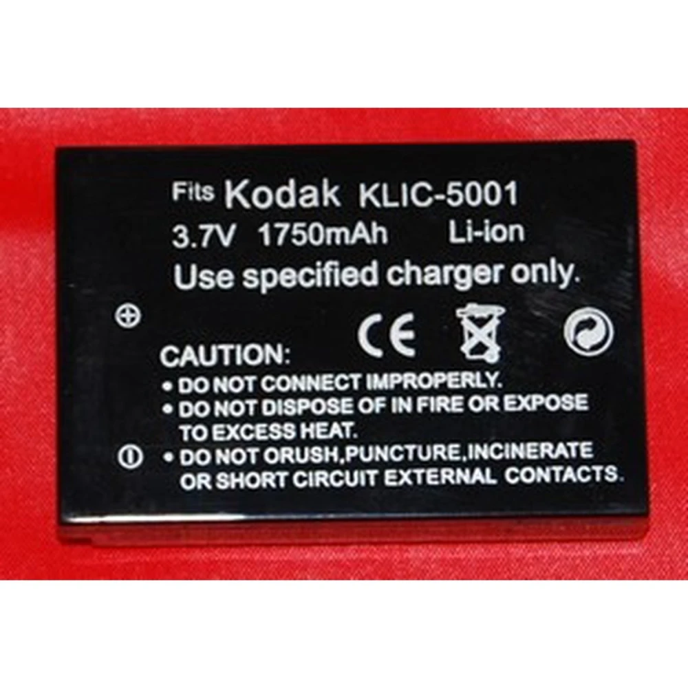Kompatibler Kodak KLIC-5001 Akku für Digitalkameras und Camcorder