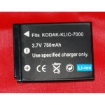 Kompatibler Kodak KLIC-7000 Akku für Digitalkameras und Camcorder