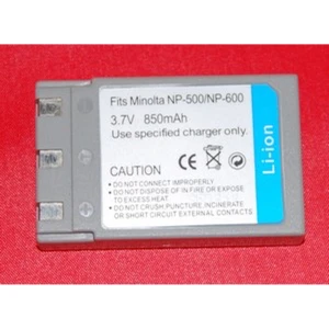 Kompatibler Minolta NP500 und NP600 Akku - Li-Ion 3.7V 850mAh