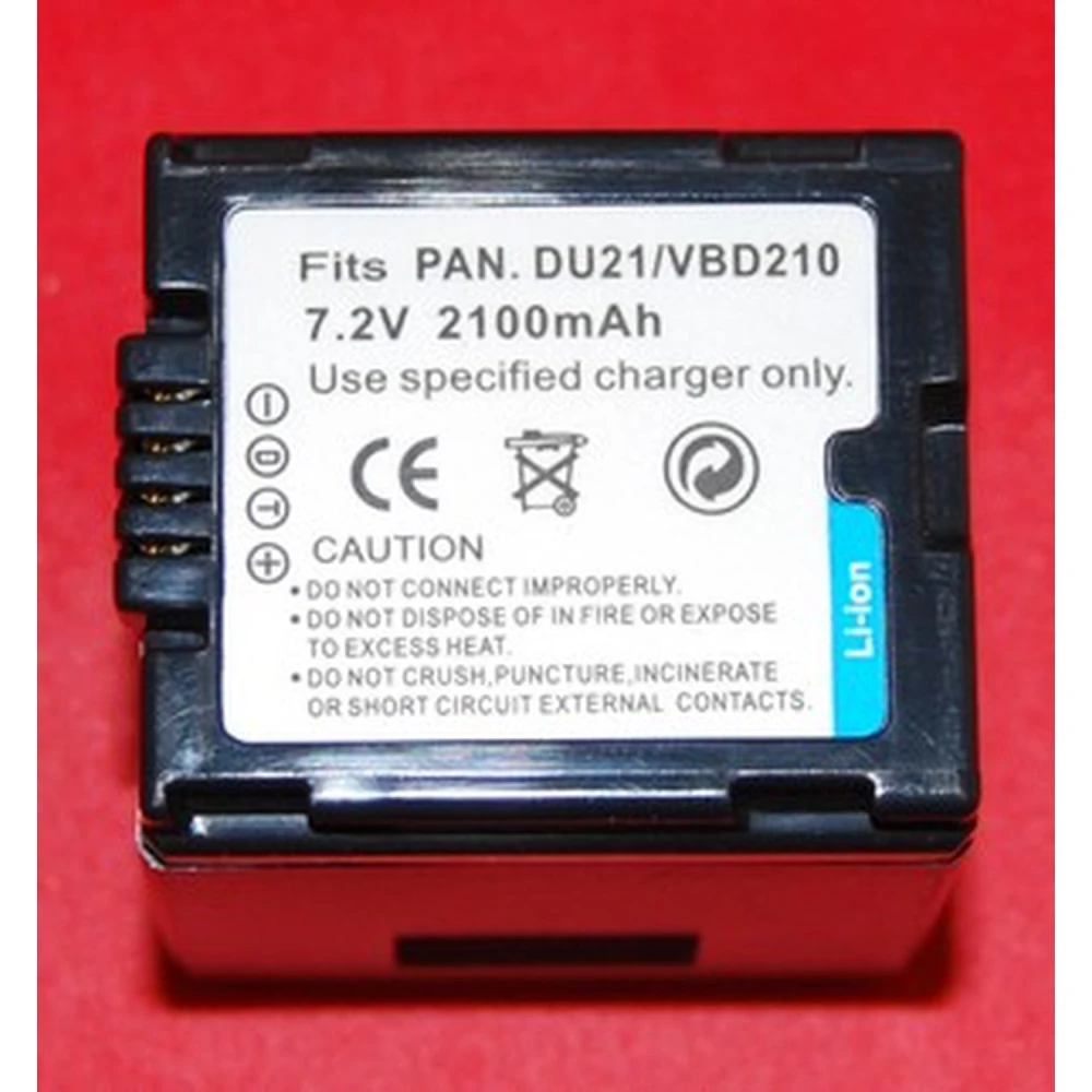 Kompatibler Panasonic DU21 VBD210 Akku für Digitalkameras
