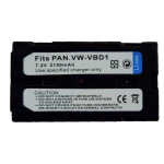Kompatibler Panasonic VBD1 VBD2E Akku für Digitalkameras und Camcorder