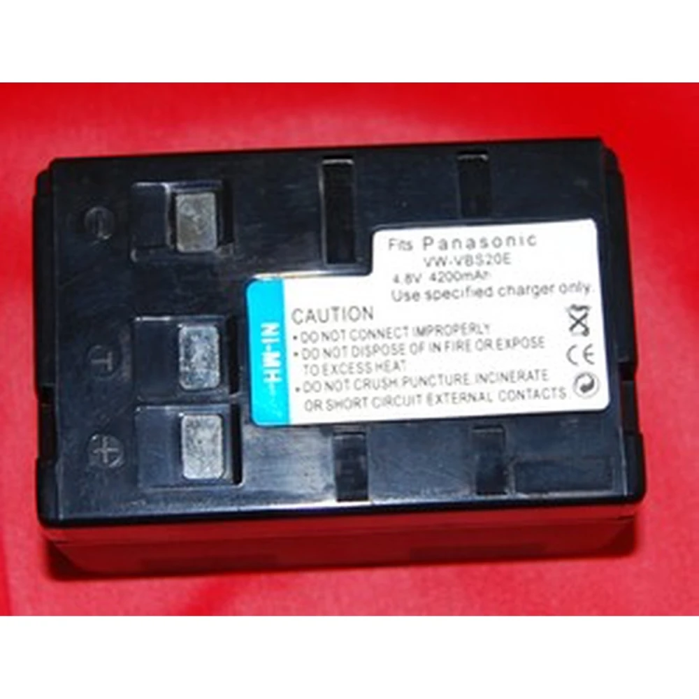 Kompatibler Akku Panasonic VBS20E 4.8V 4200mAh Ni-MH für Kameras
