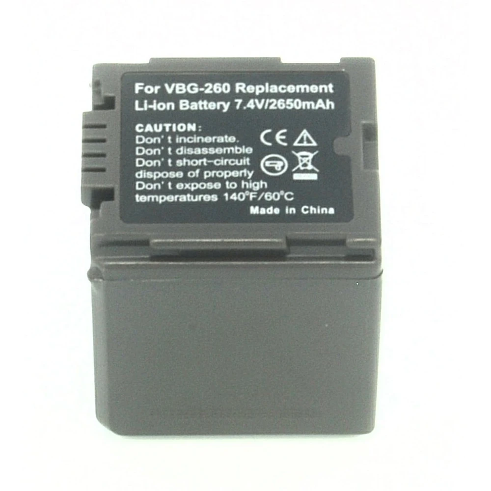 Kompatibler Panasonic VW-VBG260 Akku für Digitalkameras und Camcorder