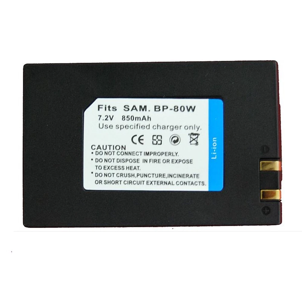 Hochwertiger kompatibler Samsung SB-BP80W Akku für Samsung Kameras