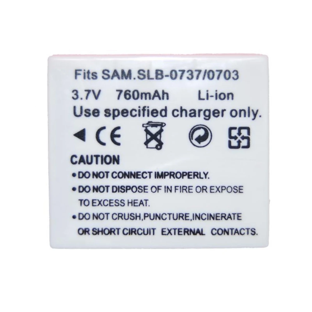 Kompatibler Samsung SB-L0737 Akku für Samsung Digitalkameras
