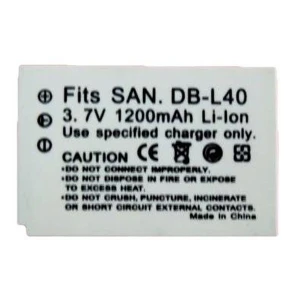 Kompatibler Sanyo DB-L40 Akku für Sanyo Xacti Digitalkameras