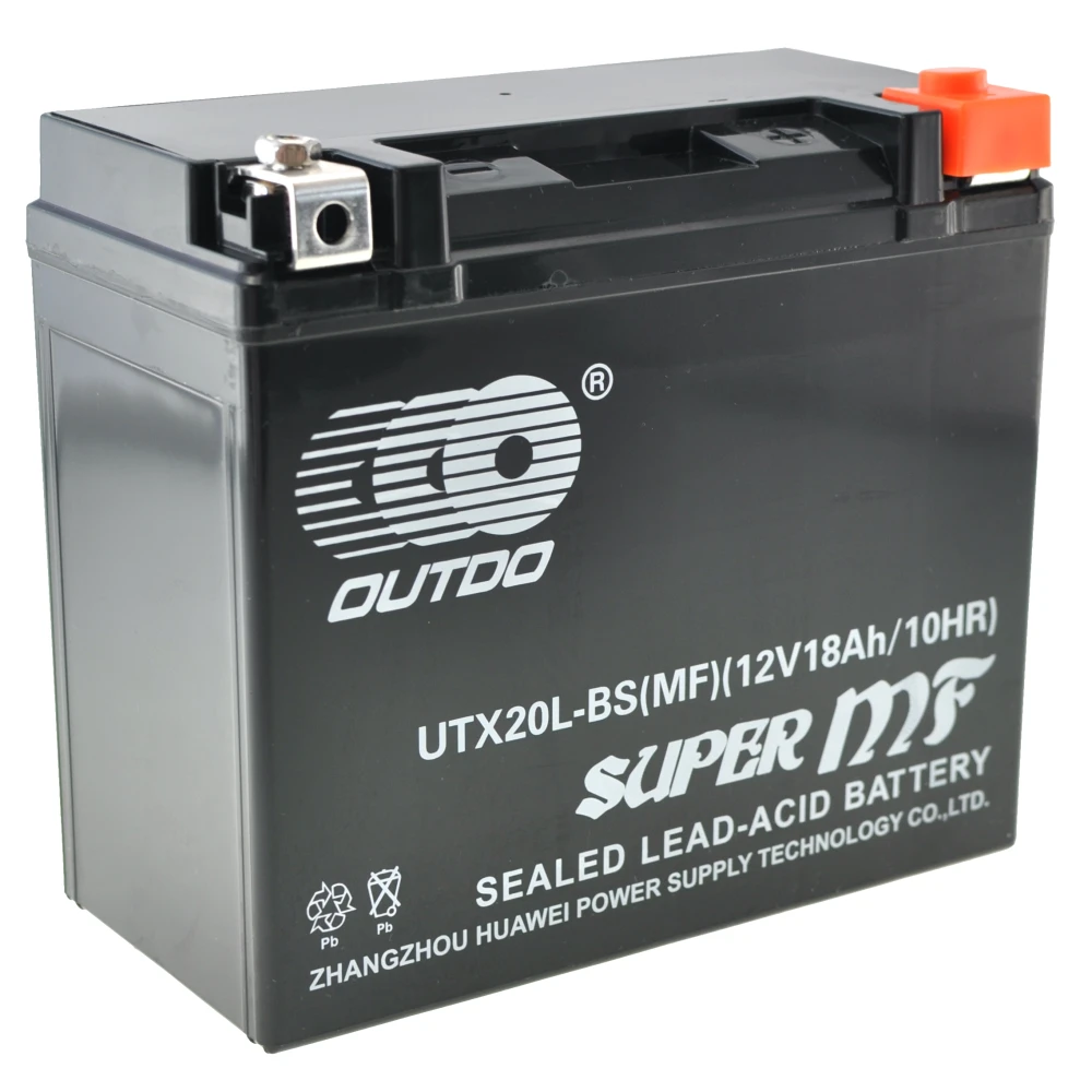 YTX20L-BS Gel-Batterie für Motorrad 12V 20Ah