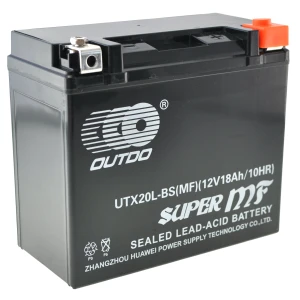 YTX20L-BS Gel-Batterie für Motorrad 12V 20Ah