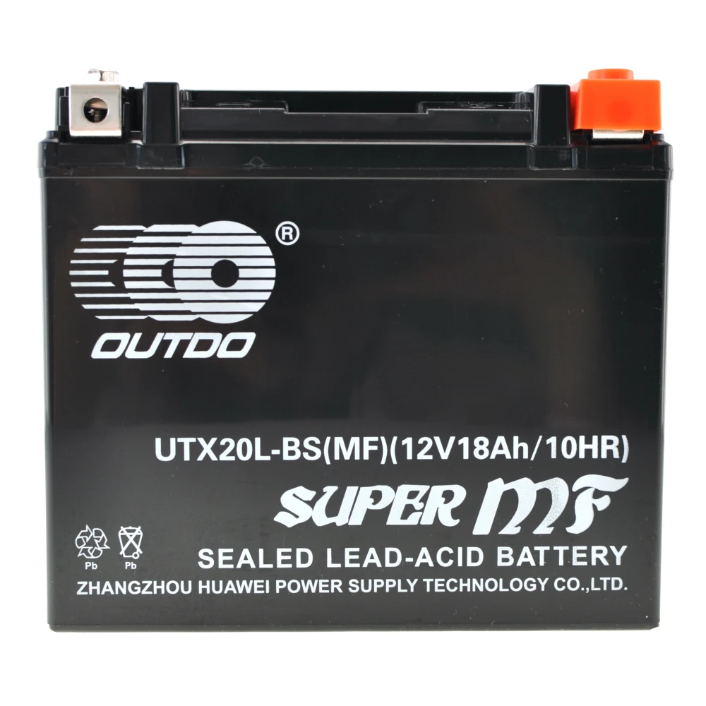 YTX20L-BS Gel-Batterie für Motorrad 12V 20Ah