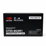 Motorradbatterie AGM 12V 9Ah OUTDO UTX9-BS(MF) - Kompatibel Yuasa YTX9-BS / GTX9-BS / ETX9-BS