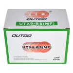 Motorradbatterie UTX9A YTX9-BS Gel mit hoher Leistung