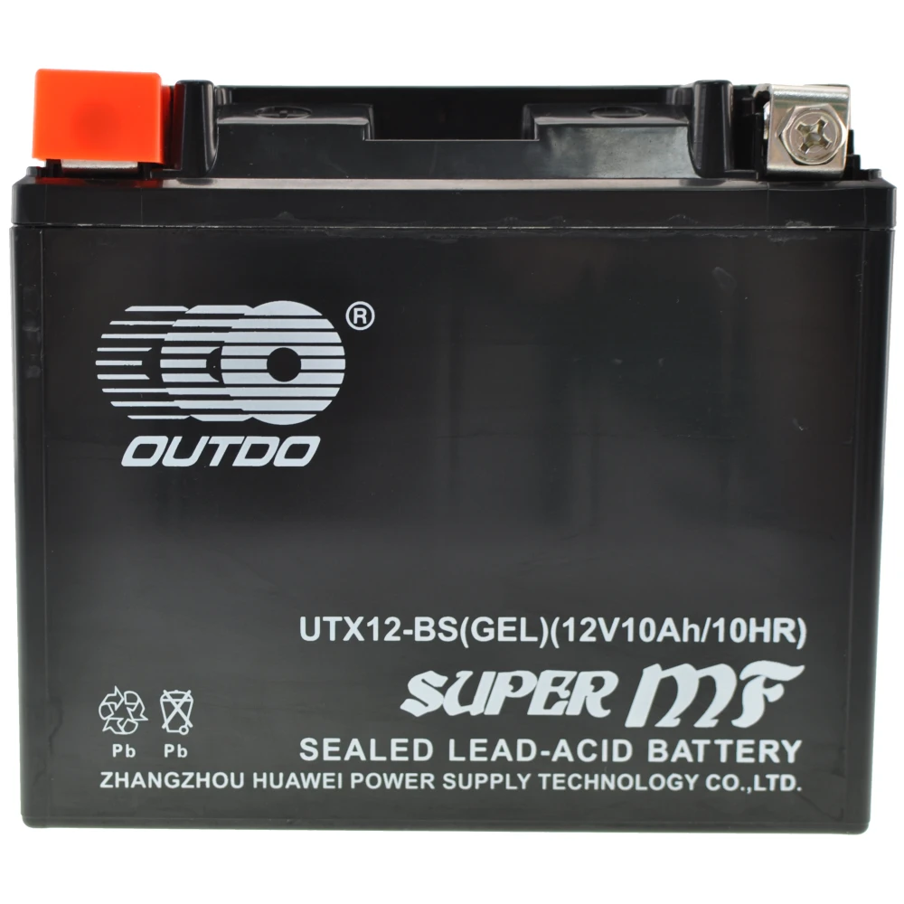 YTX12-BS Gel Motorradbatterie - Hochleistungs-Gelbatterie