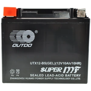 YTX12-BS Gel Motorradbatterie - Hochleistungs-Gelbatterie