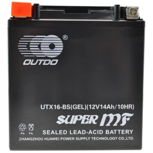 YTX16-BS Gel Motorradbatterie - Hochleistungs-Gelbatterie