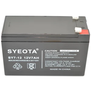 12V 7Ah Bleiakku wiederaufladbar SY7-12 für Alarmanlagen, USV und mehr