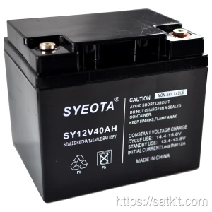 Songyuan Wartungsfreier 12V 40Ah Bleiakku versiegelt Sy40-12
