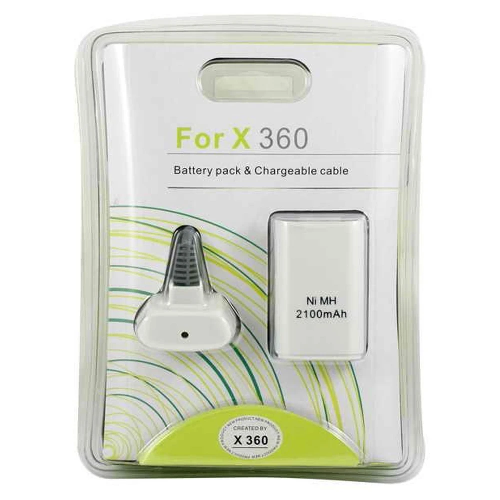 Wiederaufladbarer Akku für kabellosen Xbox 360 Controller