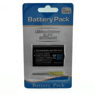 Wiederaufladbarer Akku für Nintendo 3DS 3,7V 2000mAh kompatibel und langlebig