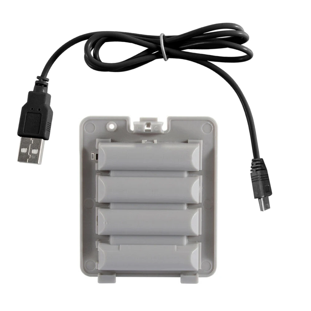 Wiederaufladbarer Akku für Wii Fit 1000mAh mit USB-Kabel