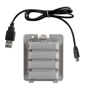 Wiederaufladbarer Akku für Wii Fit 1000mAh mit USB-Kabel