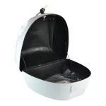 Universales Motorrad-Topcase 28L weiß - Helmkoffer für 1 Helm