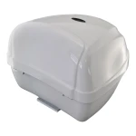 Universales Motorrad-Topcase 28L weiß - Helmkoffer für 1 Helm