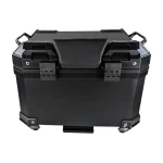 Universeller 36L Motorradkoffer mit Rückenlehne und quadratischem ABS-Gehäuse