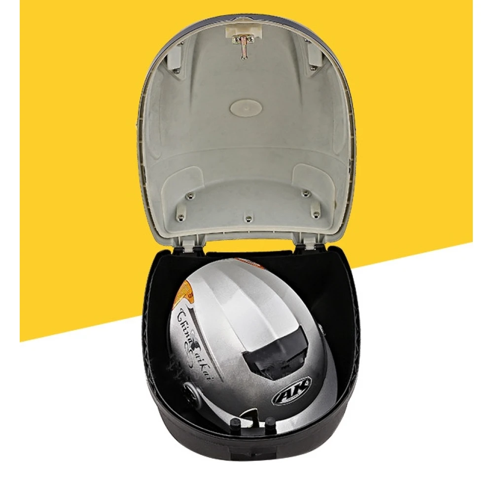 Fahrrad-Helmkoffer 17L schwarz JZH-818 für 1 Helm mit Schloss