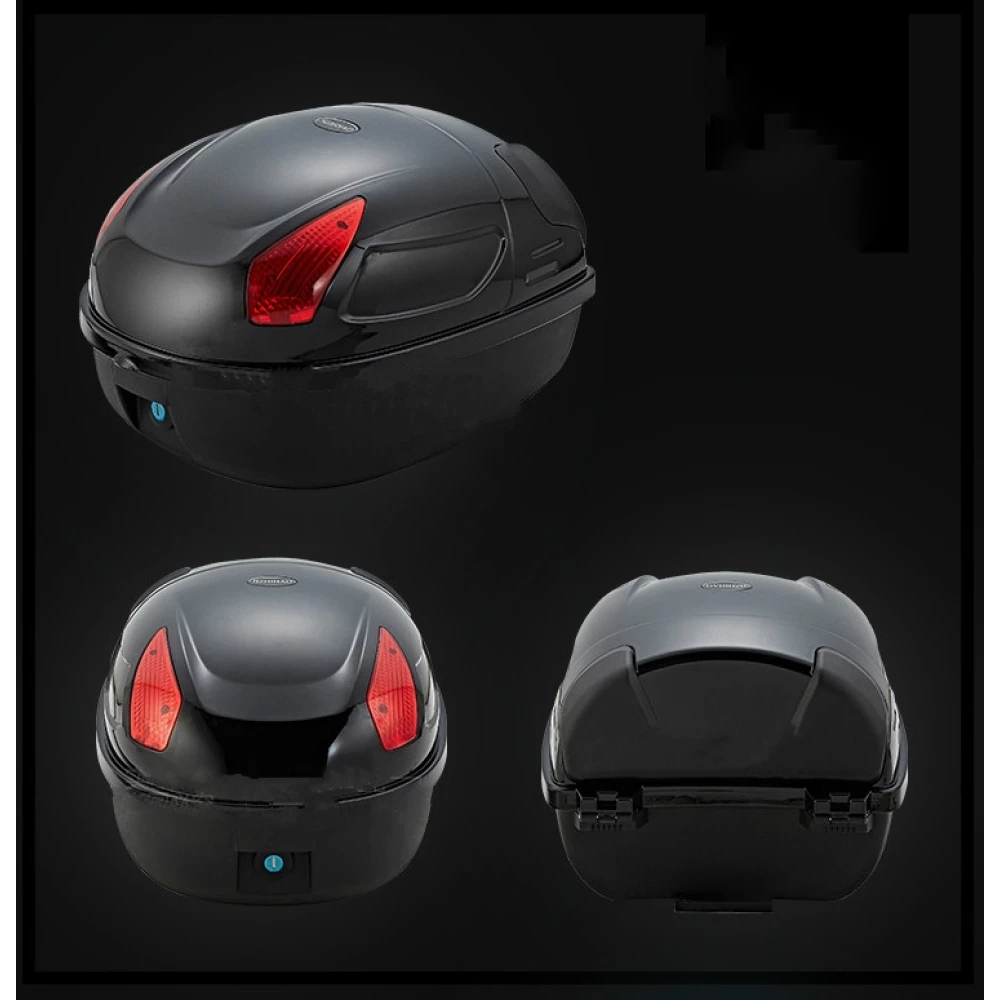 Fahrrad-Helmkoffer 17L schwarz JZH-818 für 1 Helm mit Schloss