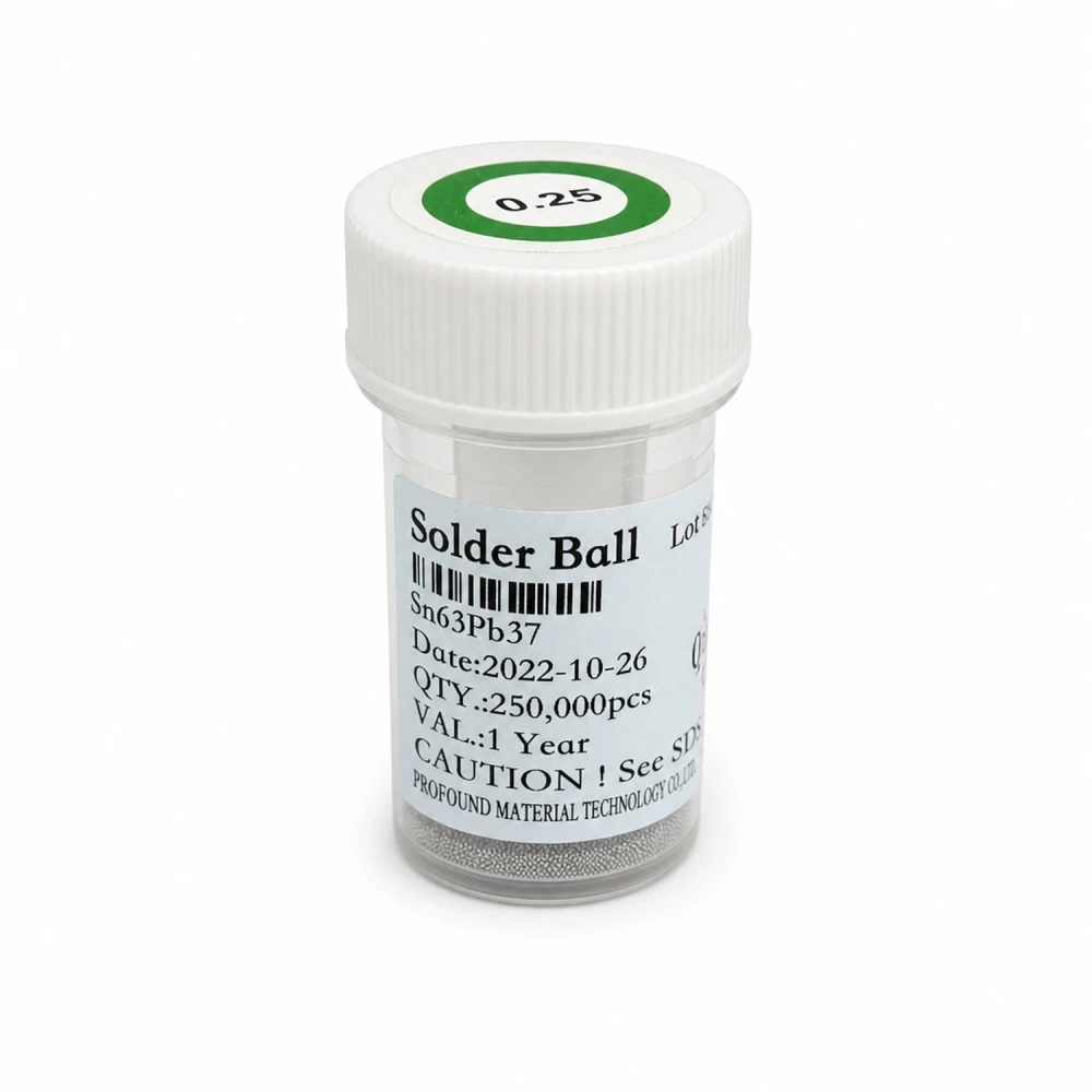 Dose Lötkugeln bleihaltiges Lot 0,25mm 250.000 Stück für BGA-Reballing