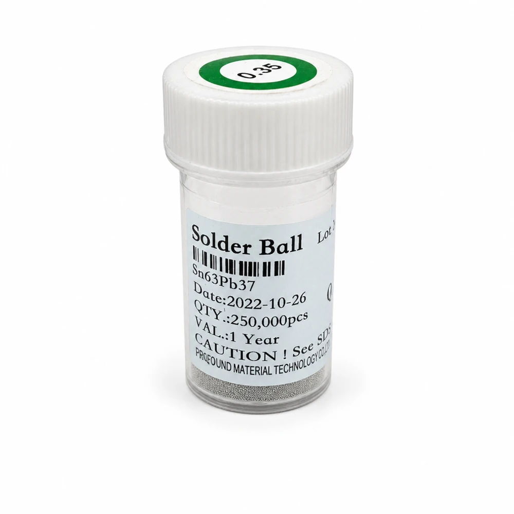 Dose Lötkugeln bleihaltiges Lot 0,35mm 250.000 Stück für BGA-Reballing