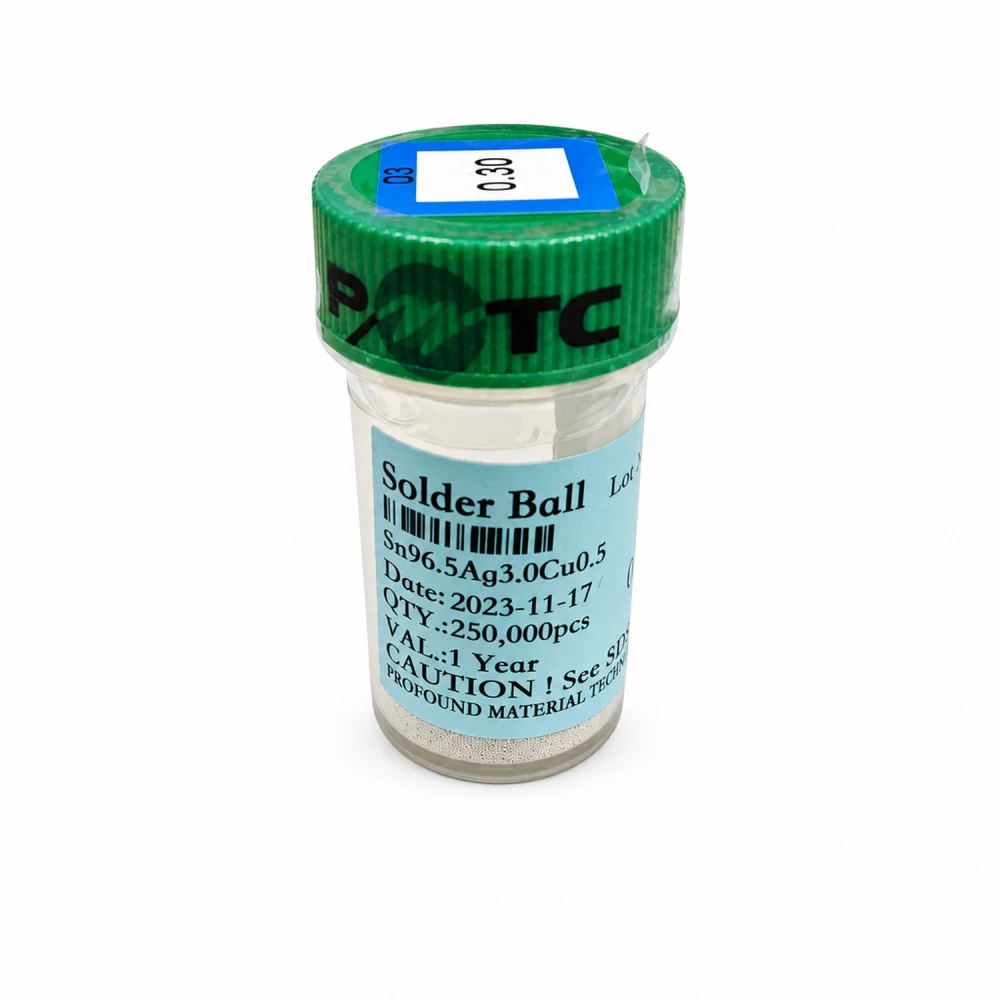Dose Lötkugeln bleifrei 0,30mm 250.000 Stück für BGA-Reballing