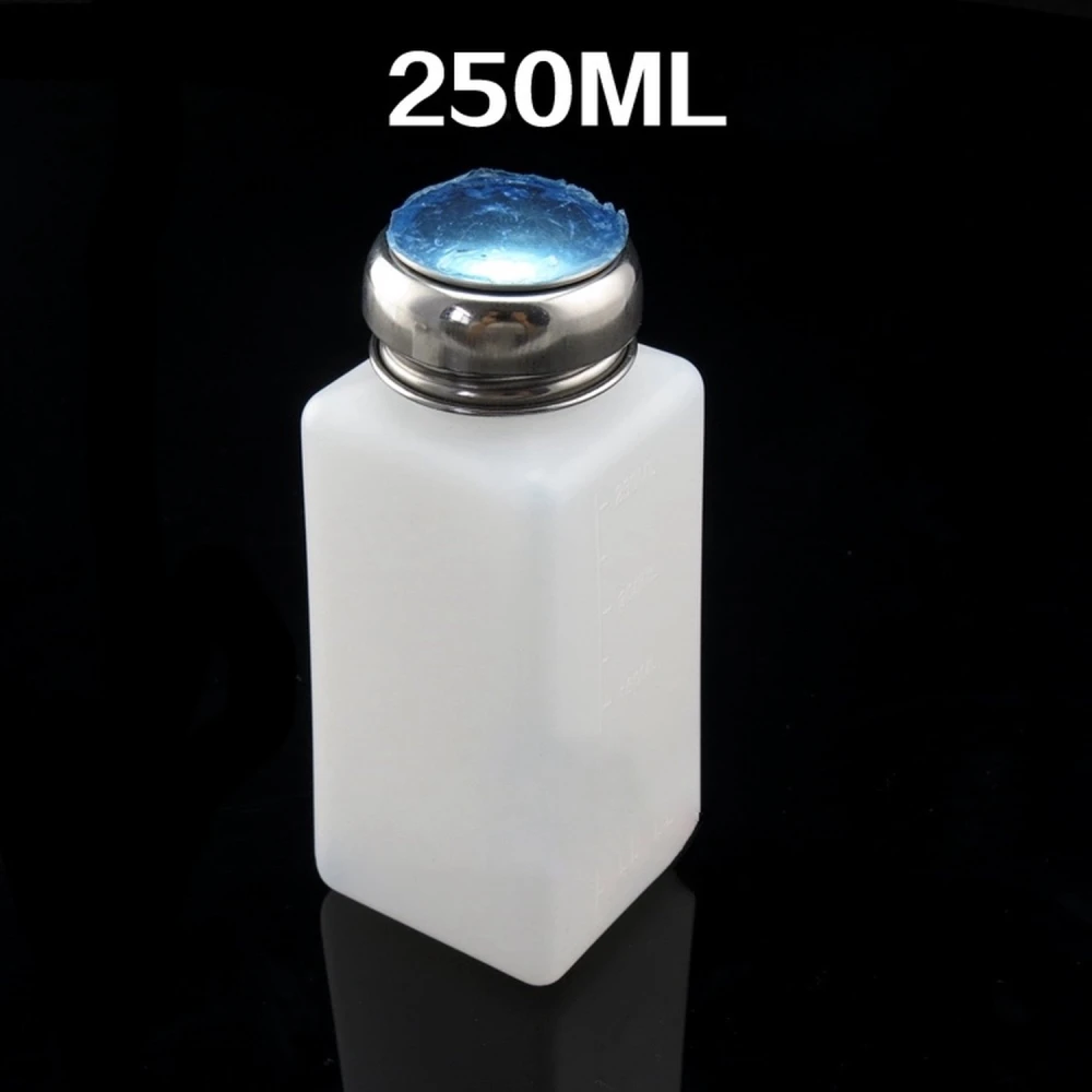 Dosierflasche Reinigungsflüssigkeit Alkohol 250ml mit Druckdosierung