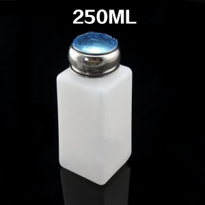 Dosierflasche Reinigungsflüssigkeit Alkohol 250ml mit Druckdosierung