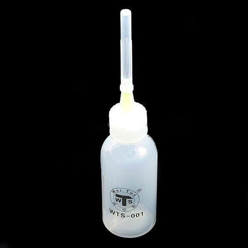 Bote dispensador precision liquido aguja 50 ml resistente a acidos y alcalinos