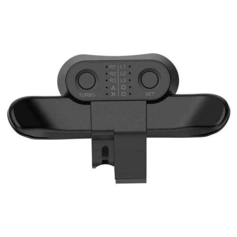 Accesorio botón trasero para mando PS4 mostrando teclas digitales
