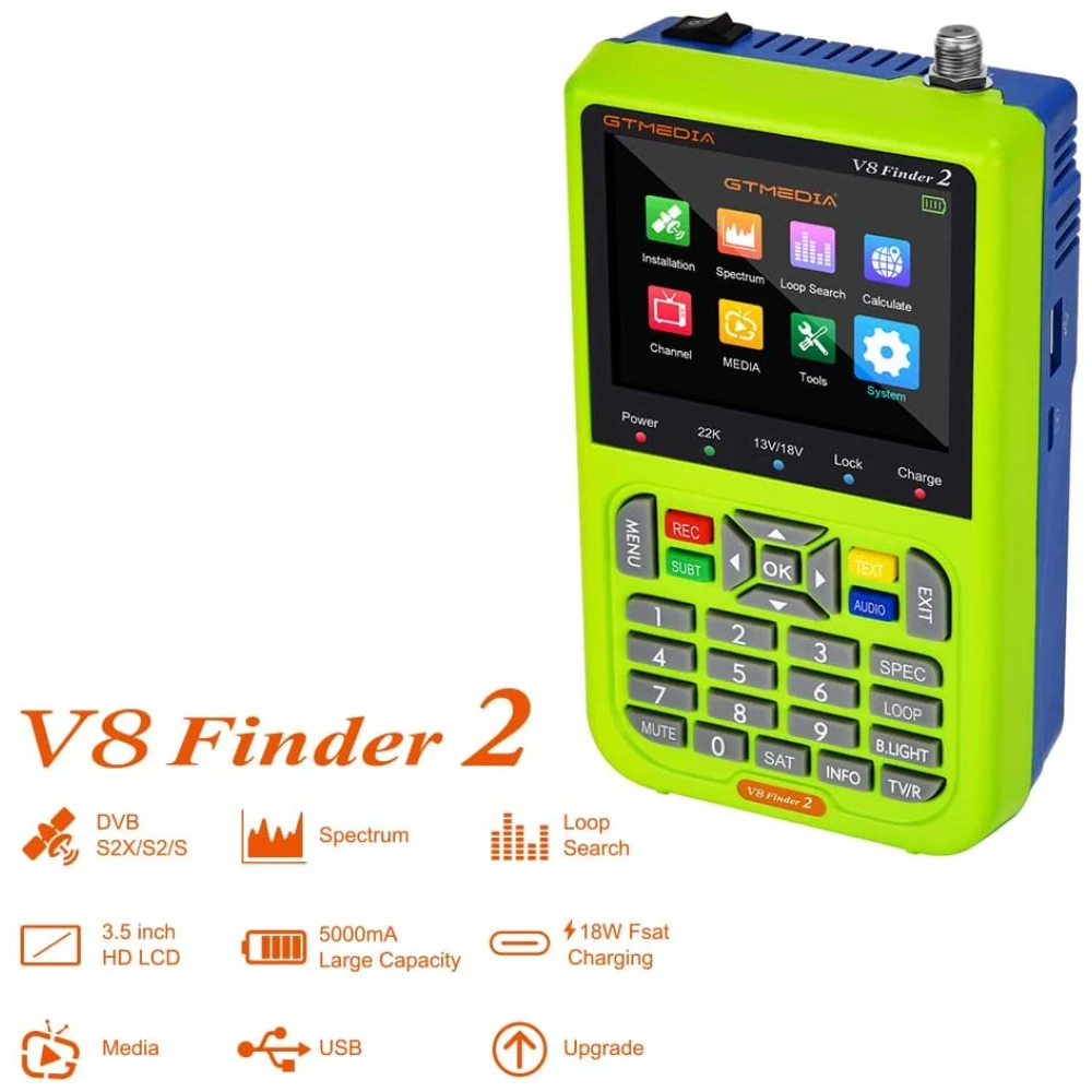 Freesat V8 Finder Satfinder HD DVB-S/S2 portabel